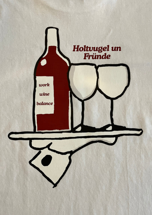 Ladies Work Wine Balance Tee