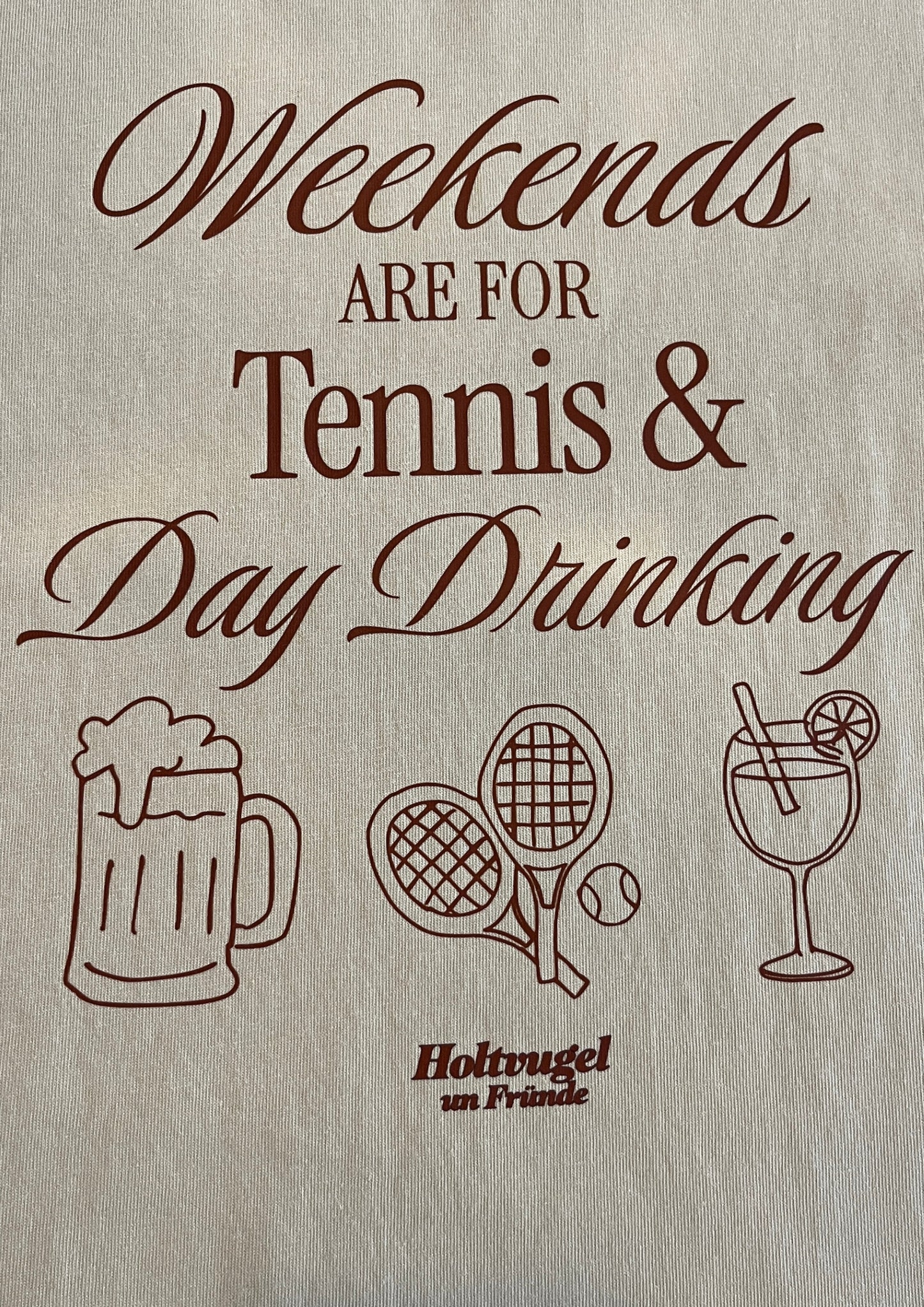 Ladies Tennis & Day Drinking Tee