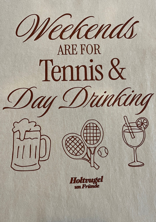 Ladies Tennis & Day Drinking Tee