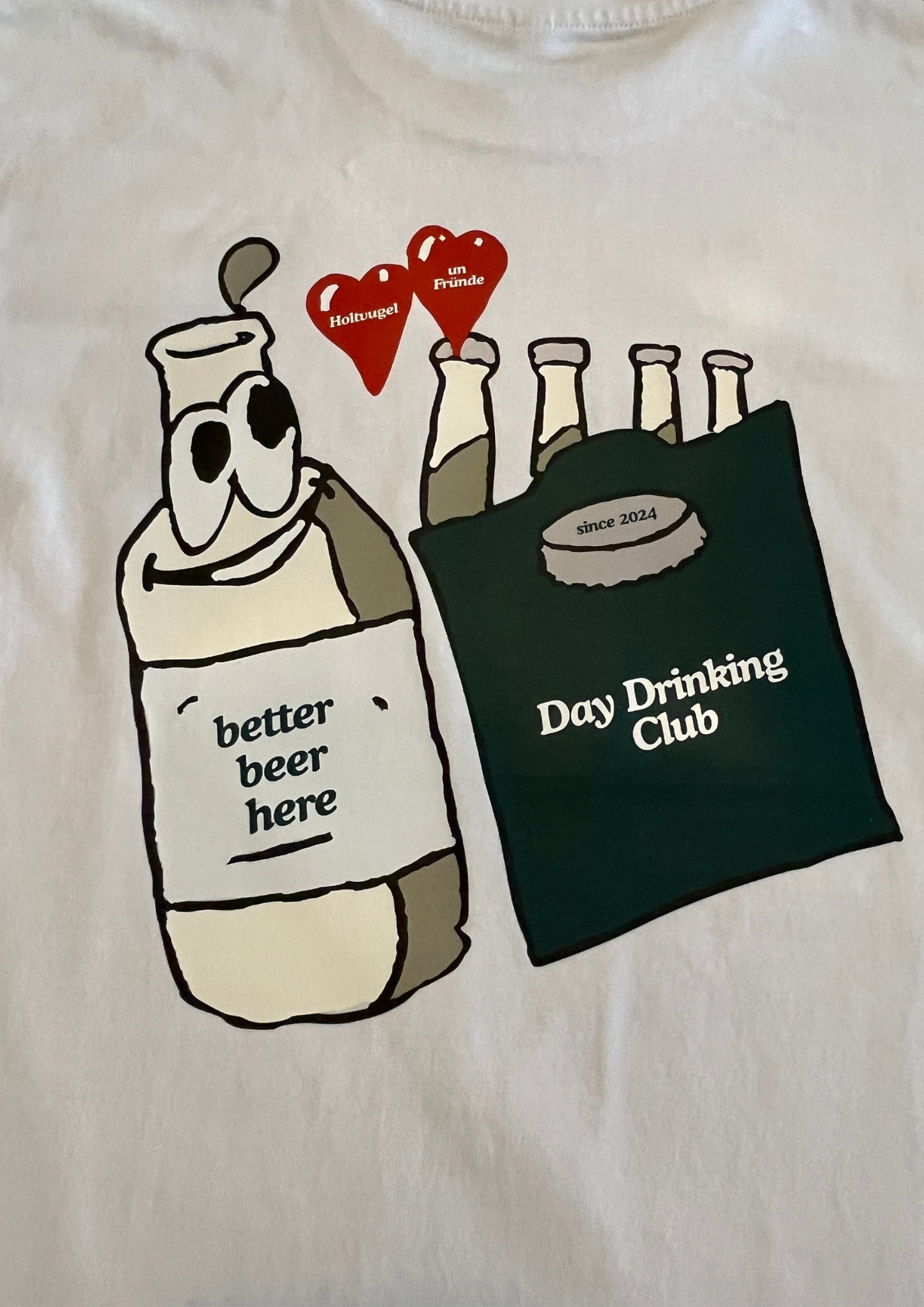 Ladies Better Beer here Tee