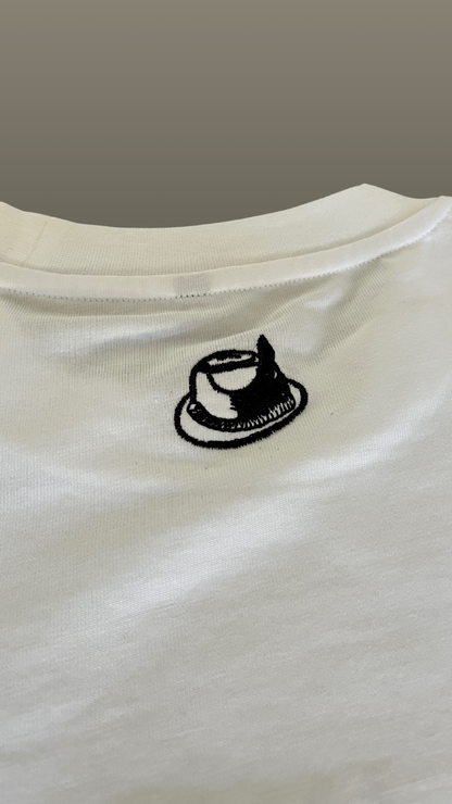 100% Schütze Tee (white/black)