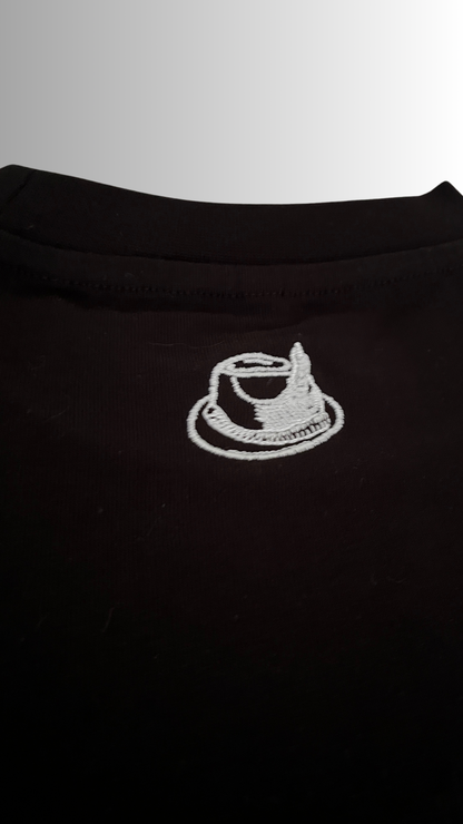100% Schütze Tee (black/white)